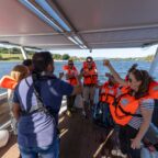 Xacobeo Transfer presenta el primer barco híbrido del río Miño y reorienta su actividad hacia el turismo sostenible